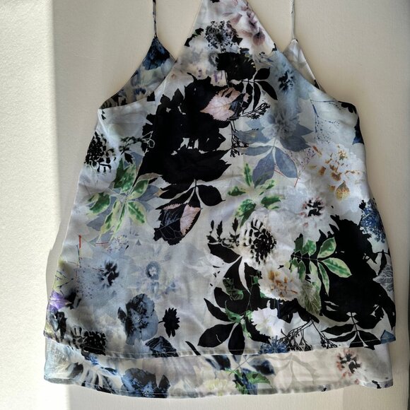 Floral Satin Camisole - Picture 2 of 3